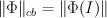 \|\Phi\|_{cb} = \|\Phi(I)\|