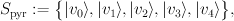 S_{\textup{pyr}}:=\big\{|v_0\rangle,|v_1\rangle,|v_2\rangle,|v_3\rangle,|v_4\rangle\big\},